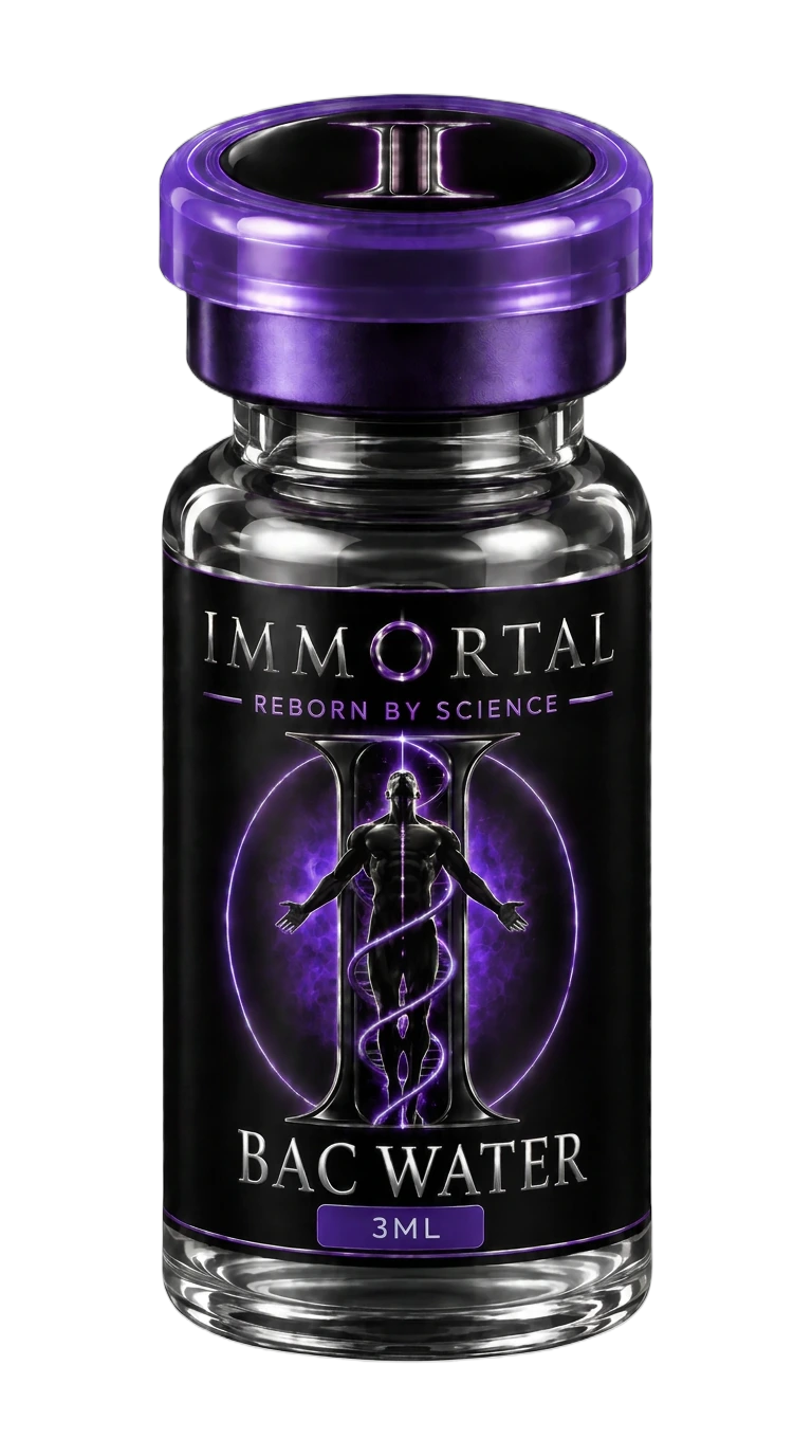 Immortal Bacteriostatic Water 3 mL vial